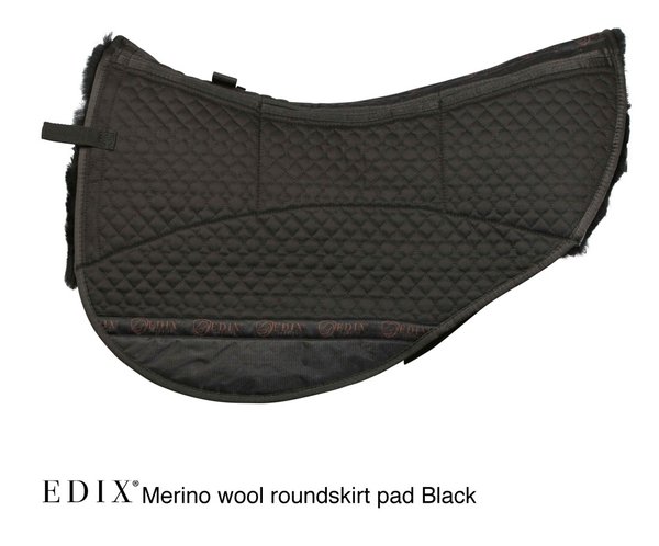 EDIX uni 8-Taschen-Westernpad aus Merinofell Roundskirt