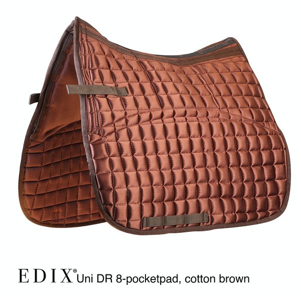 Dressurschabracke uni-8-Taschen Cotton von Edix