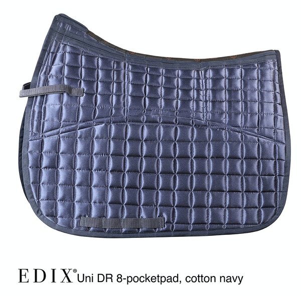 Dressurschabracke uni-8-Taschen von Edix